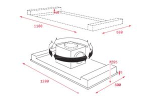 Máy Hút Mùi Đảo Teka DHT 1285 40484180 - 4 Máy Hút Mùi Đảo Teka DHT 1285 40484180 - 3