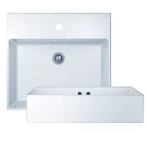 Lavabo CAESAR LF5263 Treo Tường/Đặt Bàn - 4 Lavabo CAESAR LF5263 Treo Tường/Đặt Bàn - 3
