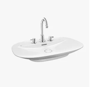 Chậu Rửa Lavabo INAX AL-S640V Đặt Bàn Aqua Ceramic - 4