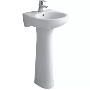 Chậu Rửa Lavabo INAX L-284V/L-284VD Kèm Chân Dài Treo Tường - 3