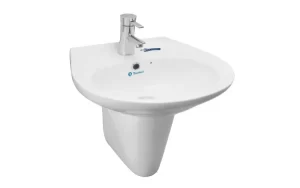 Chậu Rửa Lavabo THIÊN THANH LT04/PT0400T Treo Tường Kèm Chân Treo - 4 Chậu Rửa Lavabo THIÊN THANH LT04/PT0400T Treo Tường Kèm Chân Treo - 3