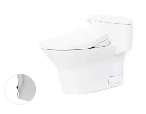 Bồn Cầu TOTO MS904E4#XW 1 Khối Nắp Rửa Cơ TCW1211A - 4