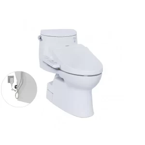 Bồn Cầu Điện Tử TOTO MS905W7#XW Kèm Nắp Rửa Điện Tử WASHLET Dòng C2 – TCF6631A (220V) - 5 Bồn Cầu Điện Tử TOTO MS905W7#XW Kèm Nắp Rửa Điện Tử WASHLET Dòng C2 – TCF6631A (220V) - 4
