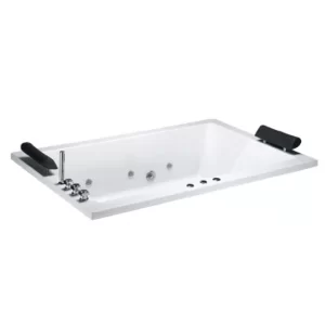 Bồn tắm đôi Massage CAESAR MT7180C Đèn – Không Chân – Không Yếm - 3