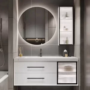 Bộ Tủ Chậu Phòng Tắm MOWOEN MW6655W-80 800mm - 3