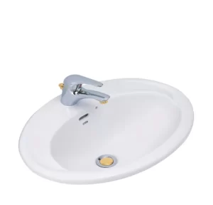 Chậu Rửa Lavabo COTTO C007 Jade Dương Vành - 4 Chậu Rửa Lavabo COTTO C007 Jade Dương Vành - 3