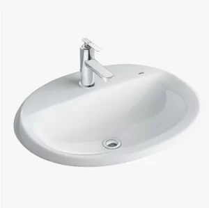 Chậu Rửa Lavabo INAX AL-2395V Dương Vành Aqua Ceramic - 5 Chậu Rửa Lavabo INAX AL-2395V Dương Vành Aqua Ceramic - 4