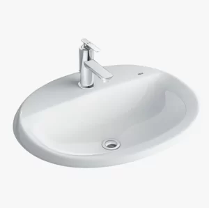 Chậu Rửa Lavabo INAX L-2395V Dương Vành - 5 Chậu Rửa Lavabo INAX L-2395V Dương Vành - 4