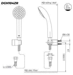 Sen Tắm TOTO TVSM110RUR/DGH104ZR Nóng Lạnh - 13 Sen Tắm TOTO TVSM110RUR/DGH104ZR Nóng Lạnh - 12
