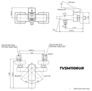 Sen Tắm TOTO TVSM110RUR/DGH104ZR Nóng Lạnh - 11 Sen Tắm TOTO TVSM110RUR/DGH104ZR Nóng Lạnh - 10