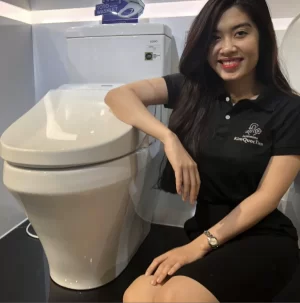 Bồn Cầu Điện Tử TOTO CS945DNW6#XW Kèm Nắp Rửa Điện Tử WASHLET Dòng C5 – TCF6531Z (220V) - 7