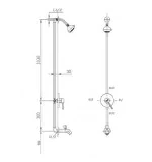 Vòi Sen Tắm INAX BFV-28S Âm Tường - 7 Vòi Sen Tắm INAX BFV-28S Âm Tường - 6