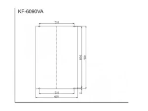 Gương Tráng Bạc INAX KF-6090VA Phòng Tắm - 7 Gương Tráng Bạc INAX KF-6090VA Phòng Tắm - 6