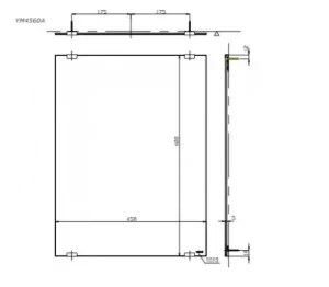 Gương Phòng Tắm TOTO YM4560A Chống Mốc - 7 Gương Phòng Tắm TOTO YM4560A Chống Mốc - 6