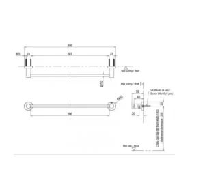 Thanh Vắt Khăn TOTO YT406S6RV - 6