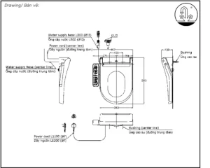 Nắp Rửa Điện Tử Washlet TOTO TCF33370GAA#NW1 Dòng S2 - 7 Nắp Rửa Điện Tử Washlet TOTO TCF33370GAA#NW1 Dòng S2 - 6