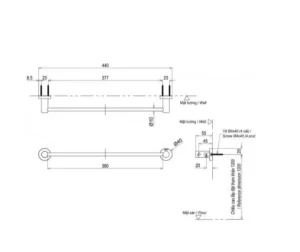 Thanh Vắt Khăn TOTO YT406S4RV - 6
