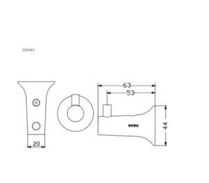 Móc Áo TOTO DSH01 - 6