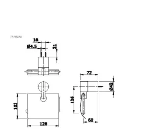 Hộp Đựng Giấy Vệ Sinh TOTO TX703AE - 7 Hộp Đựng Giấy Vệ Sinh TOTO TX703AE - 6