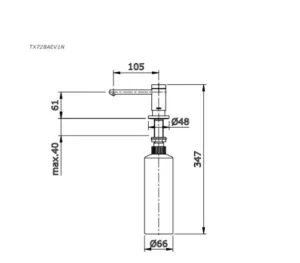 Hộp Xà Phòng TOTO TX728AEV1Z Gắn Chậu - 7 Hộp Xà Phòng TOTO TX728AEV1Z Gắn Chậu - 6