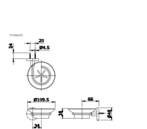 Giá Đựng Xà Bông TOTO TX706AES - 7 Giá Đựng Xà Bông TOTO TX706AES - 6