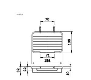 Giá Đựng Xà Bông TOTO TX2BV1B - 7 Giá Đựng Xà Bông TOTO TX2BV1B - 6