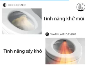 Nắp Rửa Điện Tử Washlet TOTO TCF6631A#NW1 Dòng C2 - 13