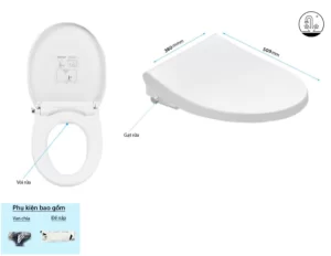 Nắp rửa cơ TOTO TCW1211A#NW1 (E4) - 12