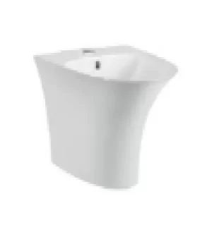 Chậu Rửa Lavabo BELLO BB – 800601 Treo Tường Liền Chân - 3