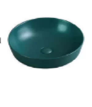Chậu Rửa Lavabo BELLO BB – 400218 Đặt Bàn Tròn Màu Xanh - 3