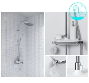 Vòi Sen Cây INAX BFV-615S-8C Nóng Lạnh - 7 Vòi Sen Cây INAX BFV-615S-8C Nóng Lạnh - 6