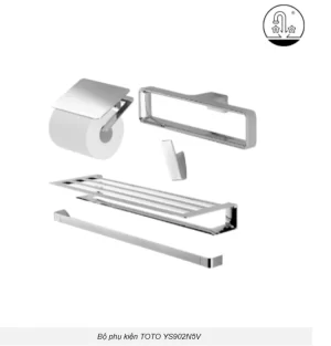 Bộ Phụ Kiện TOTO YS902N5V 5 Món - 5 Bộ Phụ Kiện TOTO YS902N5V 5 Món - 4