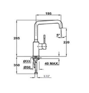Vòi Rửa Teka FRAME 915 509150210 - 4 Vòi Rửa Teka FRAME 915 509150210 - 3