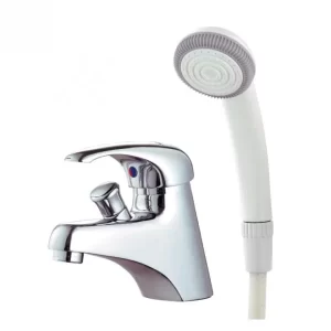 Vòi Lavabo CAESAR B136CU Nóng Lạnh Xả Nhấn Kết Hợp Tay Sen - 3