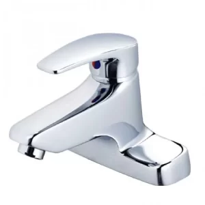 Vòi Lavabo CAESAR B402CU Nóng Lạnh Xả Nhấn - 3
