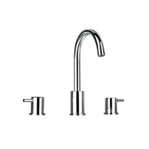 Vòi Lavabo INAX LFV-7000B Nóng Lạnh 3 Lỗ - 5 Vòi Lavabo INAX LFV-7000B Nóng Lạnh 3 Lỗ - 4