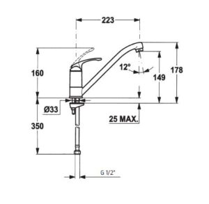 Vòi Rửa Teka MTP 913 469130210 - 4 Vòi Rửa Teka MTP 913 469130210 - 3