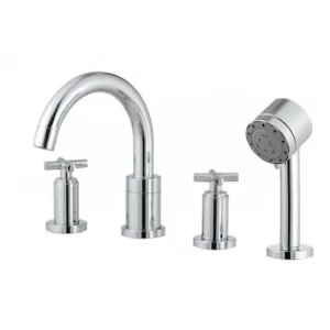 Vòi Sen Xả Bồn Tắm COTTO CT255C16S41 Nóng Lạnh 4 Lỗ - 4 Vòi Sen Xả Bồn Tắm COTTO CT255C16S41 Nóng Lạnh 4 Lỗ - 3