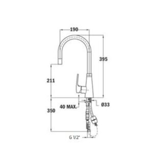 Vòi Rửa Teka VITA 249150210 - 4 Vòi Rửa Teka VITA 249150210 - 3
