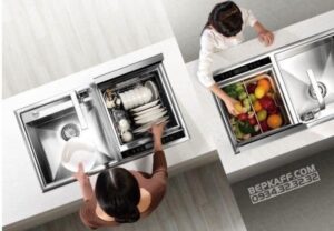 Máy Rửa Chén Kết Hợp Chậu Rửa Chén KAFF KF-SWM6 - 25 Máy Rửa Chén Kết Hợp Chậu Rửa Chén KAFF KF-SWM6 - 24