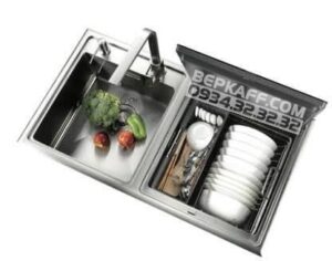 Máy Rửa Chén Kết Hợp Chậu Rửa Chén KAFF KF-SWM6 - 27 Máy Rửa Chén Kết Hợp Chậu Rửa Chén KAFF KF-SWM6 - 26