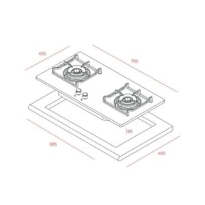 Bếp Gas Teka GVI 75 2G AI AL 2TR - 16