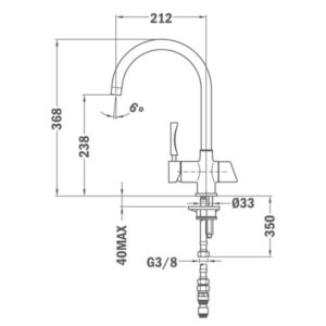 Vòi rửa chén Teka OS 200 182000200 - 4 Vòi rửa chén Teka OS 200 182000200 - 3