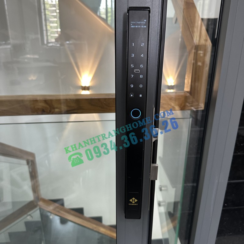 KHÓA CỬA VÂN TAY HUBERT HB CN86 BLACK - 21