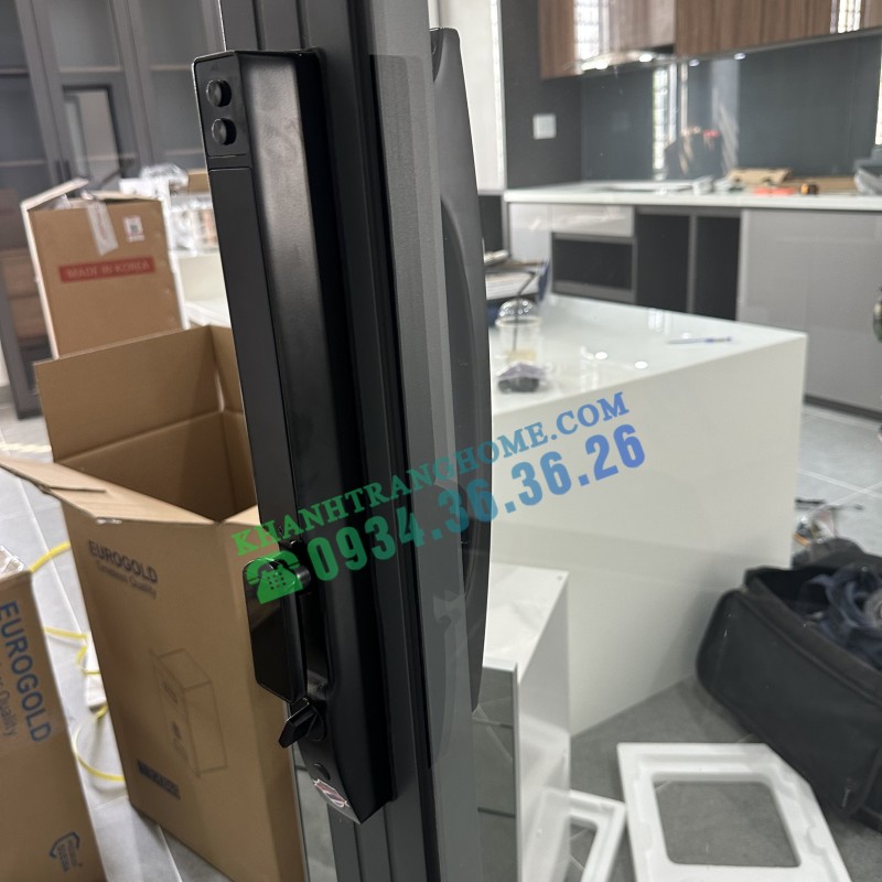 KHÓA CỬA VÂN TAY HUBERT HB CN86 BLACK - 33