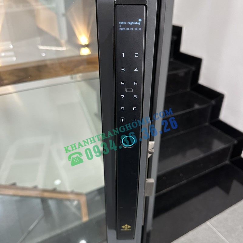 KHÓA CỬA VÂN TAY HUBERT HB CN86 BLACK - 47