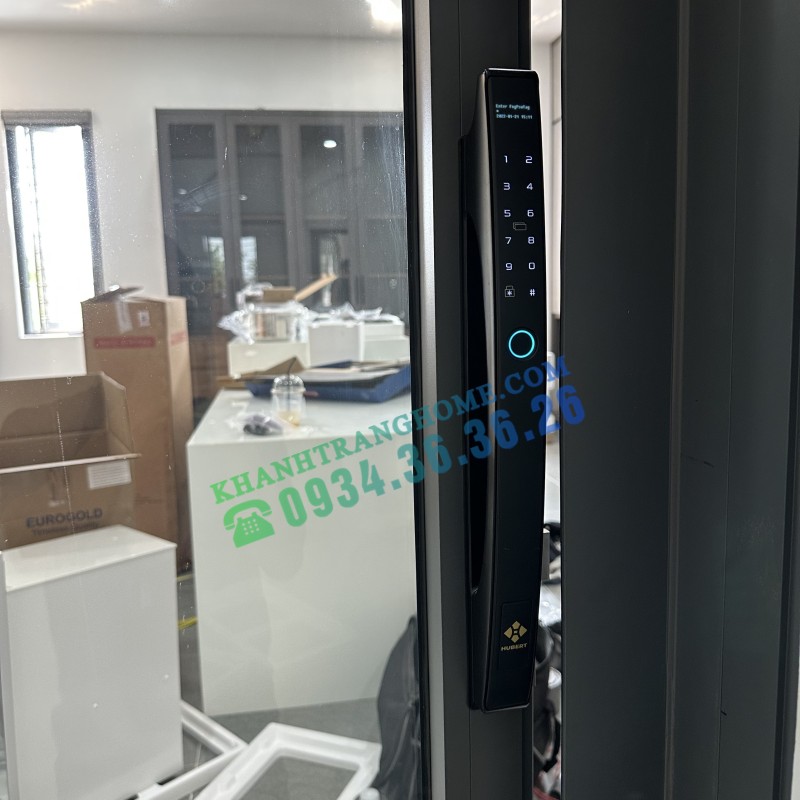 KHÓA CỬA VÂN TAY HUBERT HB CN86 BLACK - 57