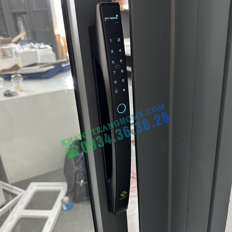 KHÓA CỬA VÂN TAY HUBERT HB CN86 BLACK - 63