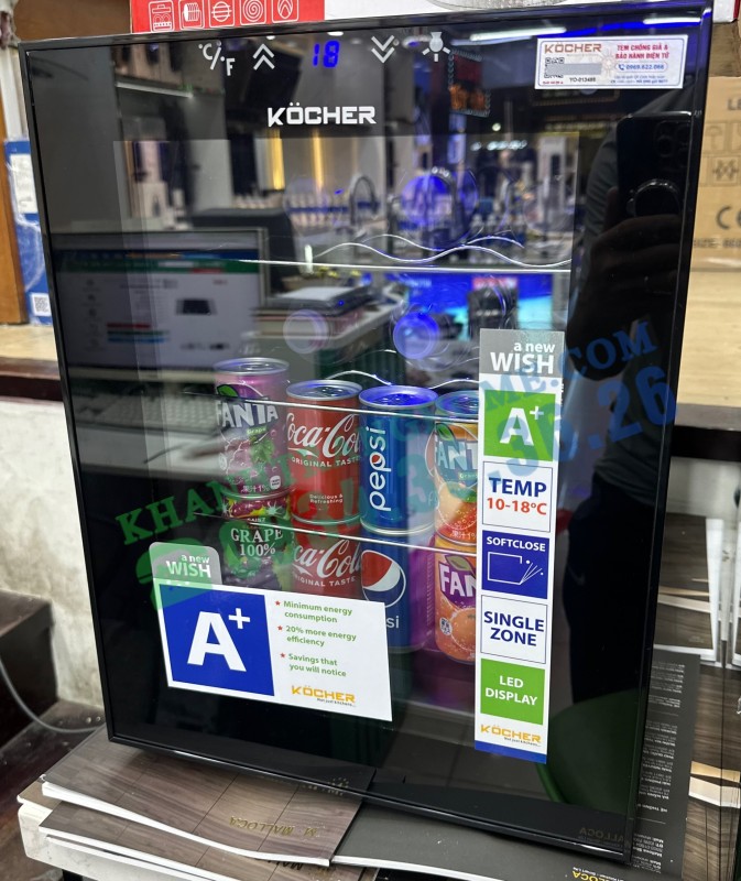 TỦ RƯỢU VANG KOCHER KWEU-1012B - 134