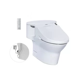 Bồn Cầu Điện Tử TOTO MS904W6#XW Kèm Nắp Rửa Điện Tử WASHLET Dòng C5 – TCF6531Z (220V) - 4